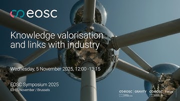 Session teaser | Knowledge valorisation and links with industry