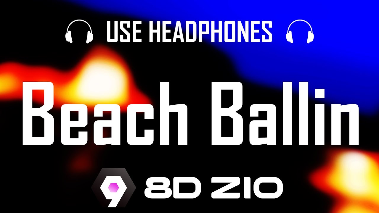 Yung Pinch - Beach Ballin  Feat. blackbear [Official Video] 8D Audio lyrics (Use Headphones) 🎧