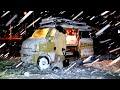 【大雪】−６℃の吹雪車中泊。北海道旅はじまる。