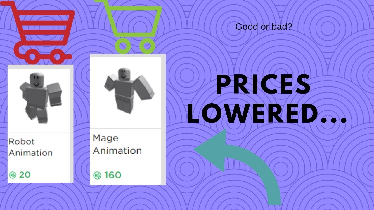 Roblox Animation Prices Got Lowered Youtube - mage animation roblox