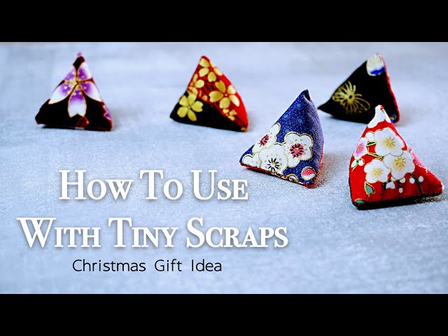 Christmas Gift Idea ✂️ How To Use With Tiny Scraps 【Hand Stitch】HandyMum