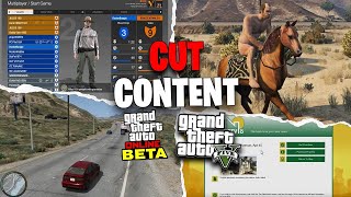 Removed Beta Content in GTA 5 \& GTA Online