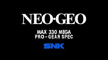 NEO GEO HD boot up screen