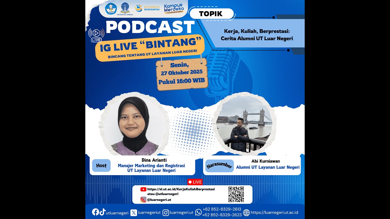 Kerja, Kuliah, Berprestasi: Cerita Alumni UT Luar Negeri