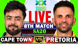 SA20 Live – MI Cape Town vs Pretoria Capitals Live, 8th T20 | sa20 live match today | sa t20 live screenshot 4