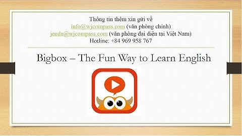 BIGBOX - Ứng dụng học tiếng Anh xịn xò được các bà mẹ săn lùng cho con