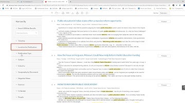 Nexis Uni -  Basic Keyword Searching