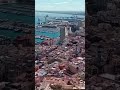 Alicante Port and City from Santa Barbara Castle, Spain