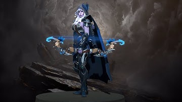 DROW RANGER - Heroes of DOTA 2 game - Modeling and Story