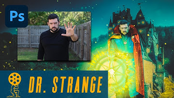 How to become Dr. Strange Photoshop | SpeedArt