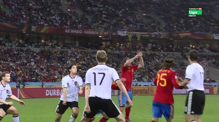 Gol de Carles Puyol-España vs Alemania