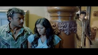 Horse Helps Darshan To Escape From Lover Home Sarathi Kannada Movie Scene Deepa Sannidhi