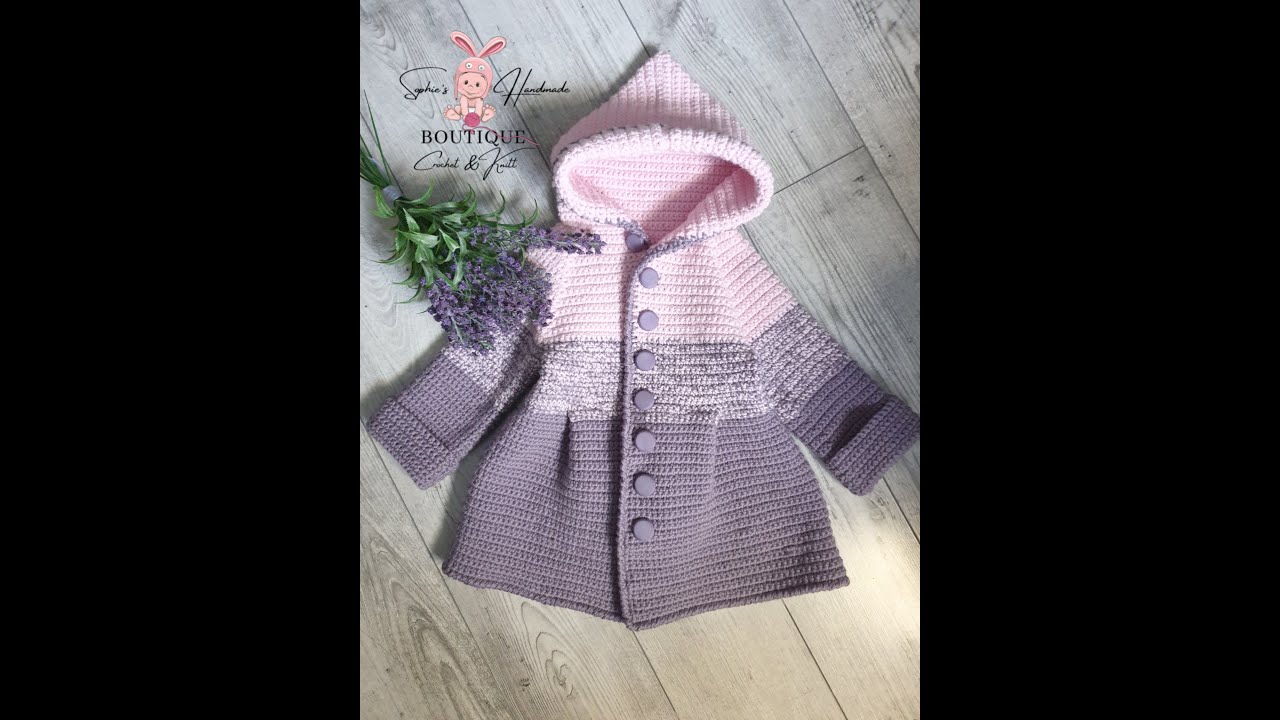 Hainuta crosetata cu pliuri 1/2 ani - Partea a 2a