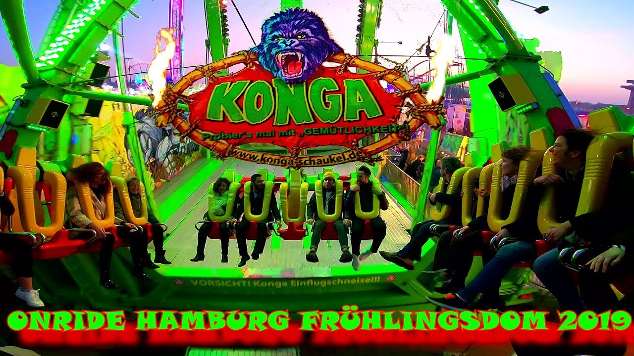 KONGA KÜCHENMEISTER KIRMES ONRIDE HAMBURG DOM FRÜHLINGSDOM 2019