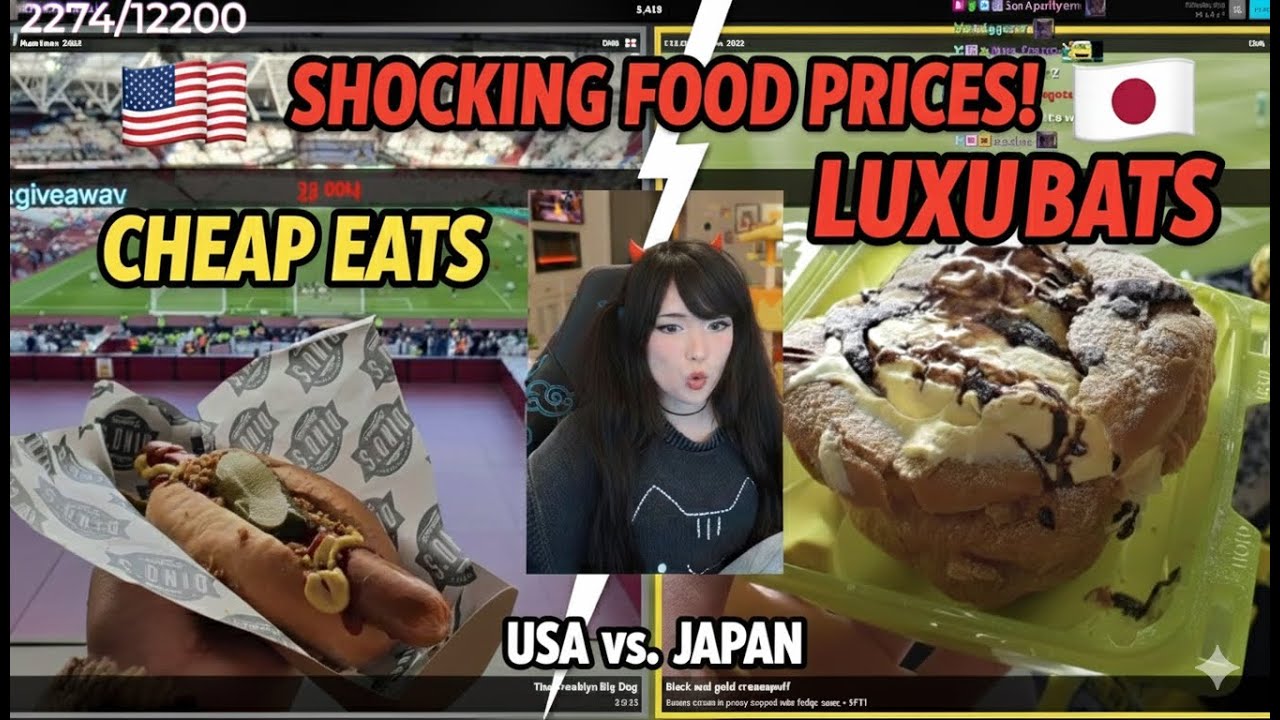 Emiru is SHOCKED by Global Food Prices: WHAT CAN $10 BUY? 🌍🌭 | EMIRRU