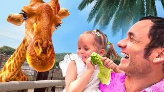 Maya and Mary feed the animals in Safari park by Maya and Mary 90,427 views 1 month ago 2 minutes, 11 seconds