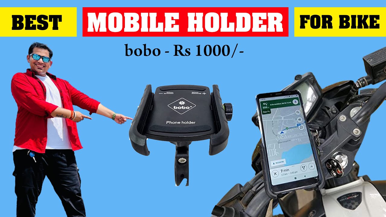 Best Mobile Holder for Bike BoBo Jaw Grip Holder Under Rs. 1000