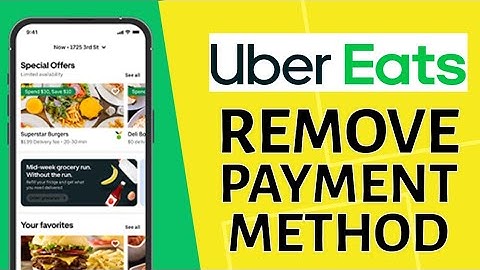 How to Remove Payment Method on Uber Eats 2025?