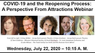 COVID 19 and the Reopening Process A Perspective From Attractions Webinar screenshot 5