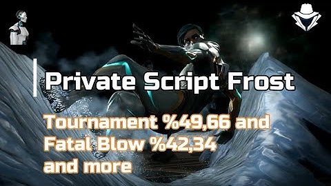 Mortal Kombat 11 Frost Ice Machine Tournament CronusMax and Titan One Script combo