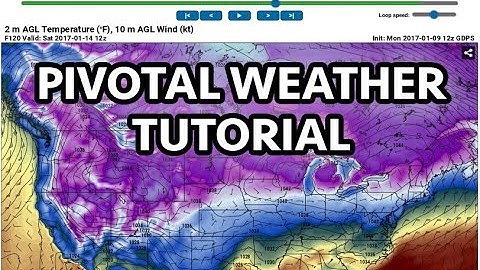 Pivotal Weather Forecasting Tutorial