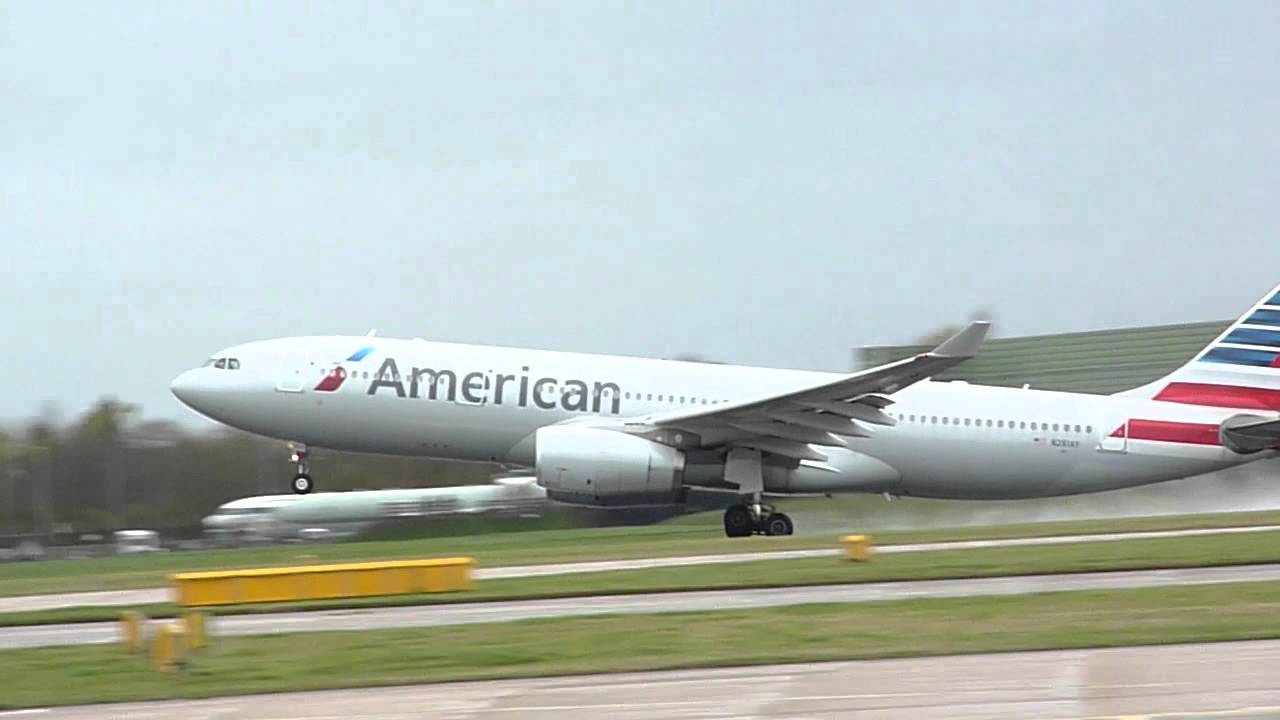 AA735 - Manchester To Philadelphia - American Airlines A330 - YouTube