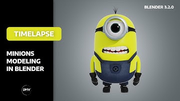 Minions Modeling Timelaps in Blender