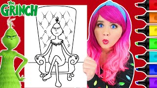 The Grinch Christmas Coloring Page | Ohuhu Paint Markers