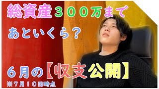 【資産形成】6月収支報告と反省と哲学と資産公開と。