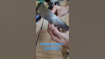 Handtool adze assembly-full video tomorrow #woodworking #diy