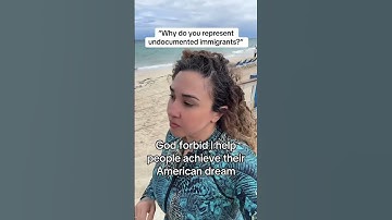 “Why do you represent undocumented immigrants?” #undocumented   #immigrationattorney