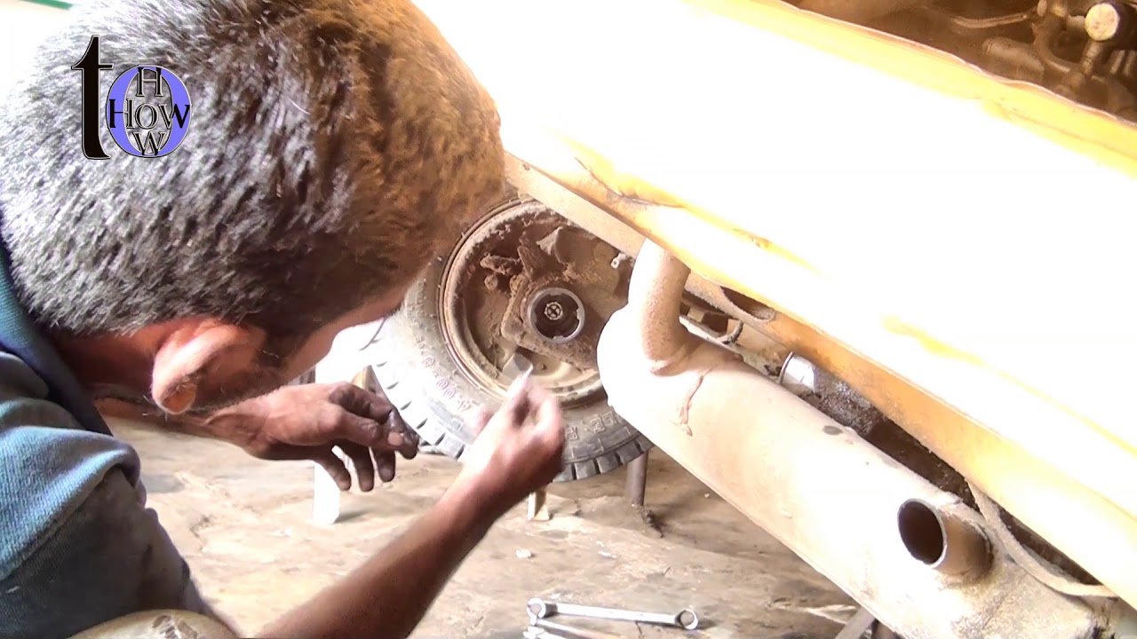 how to change flanges bajaj re auto
