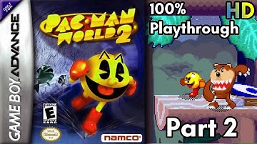 (HD) Pac-Man World 2 GBA 100% Playthrough - Part 2
