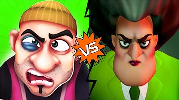 Scary Teacher 3D vs Scary Robber Home Clash - NEW UPDATE - New Level Android & iOS Games