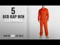 Top 10 Red Kap Men Clothings [ Winter 2018 ]: Red Kap Men's Twill Action Back Coverall, Orange, 38