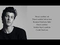 Shawn Mendes - Because I Had You (lyrics)