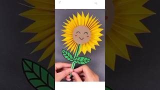 “Easy DIY Sunflower from Recycled Paper!”#tutorial #diy #howto #simple #trick