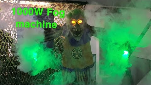 Nozzles the clown demo￼ 1000￼￼￼W ￼￼fog Machine￼￼