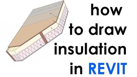 How to Draw insulation in Revit