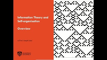 Information Theory and Self-Organisation - Overview
