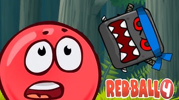 Red Ball 4 - Gameplay Walkthrough Deep Forest Maps - All Levels + Boss Hints