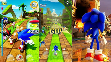 SONIC FORCES: SPEED BATTLE Android Gameplay Walkthrough Part 1 - Gameplay (iOS Android)