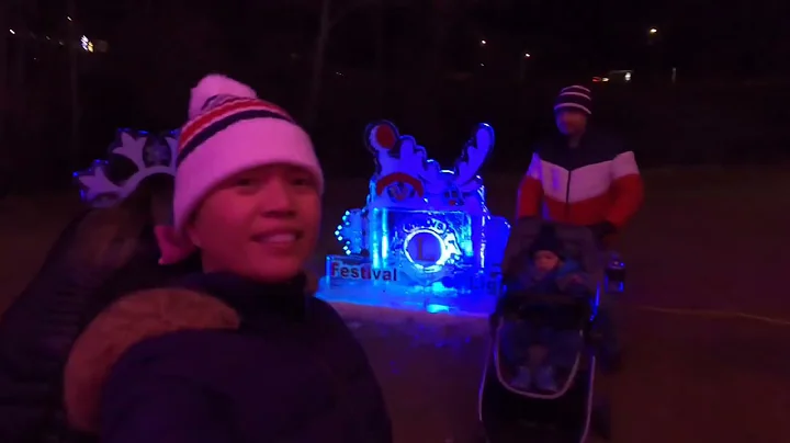 Lions’ Festival of Lights | Confederation Park | Calgary | No admission fees | Toddler had fun