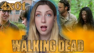 The Walking Dead 4x01 REACTION First time watching !