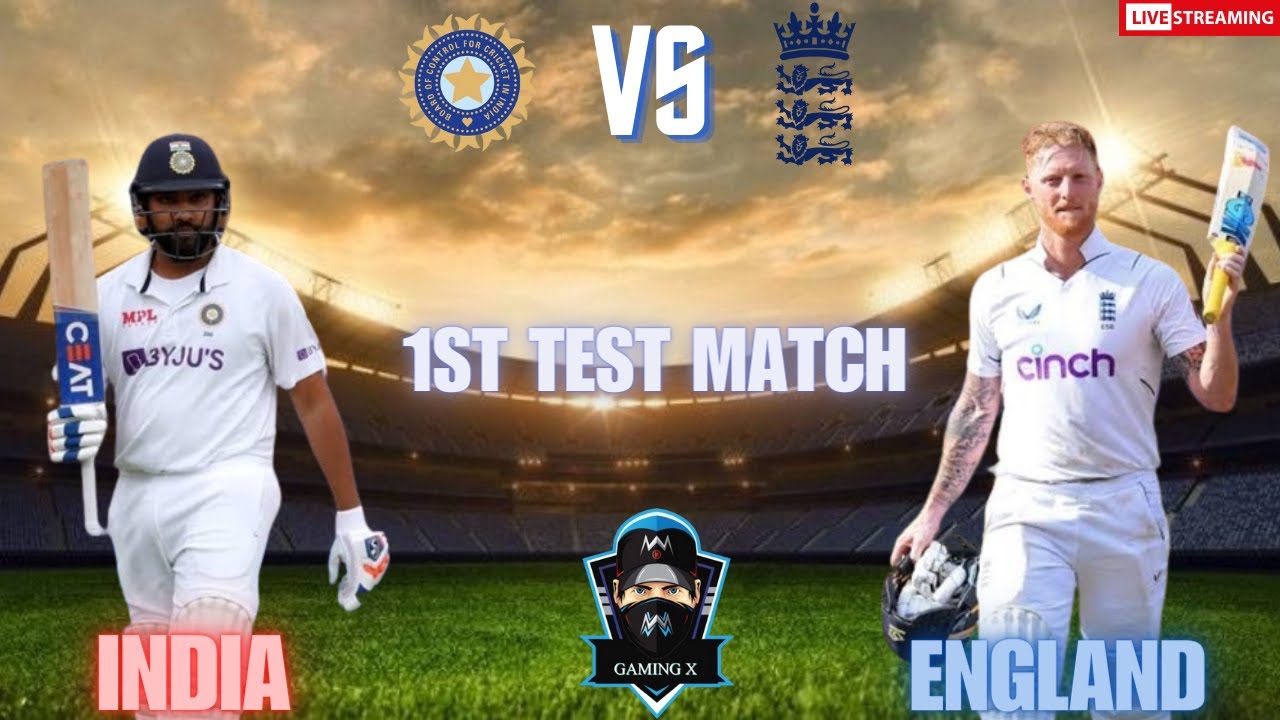 India vs England Test series Cricket 24 Ist Match Day 2nd live on ps Gaming x YouTube