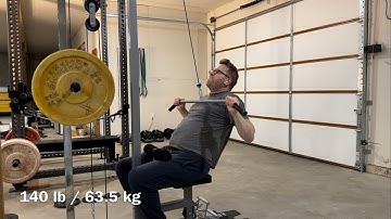 Day 296: Can a lazy 48 year old get back in shape? #latpulldown