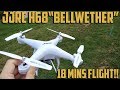 JJRC H68 "Bellwether" Drone Review, 18 mins flight time!!