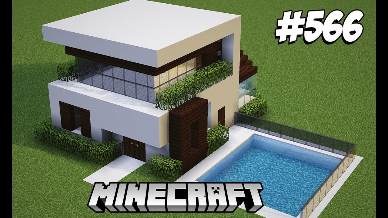Minecraft Modern House/Casa Moderna Survival en Minecraft : u