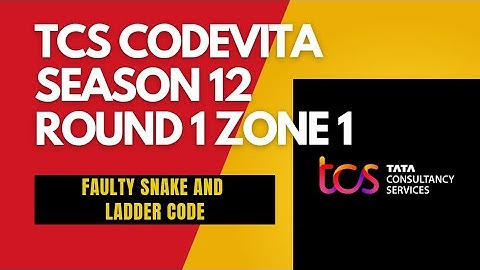Faulty Snake And Ladder Code Solutions | TCS CodeVita Round 1 Zone 1 | #tcs #tcscodevita