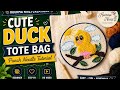 Punch needle Tote Bag✨😍/Handmade punch needle tote bag bnanay ka tareqa #punchneedleart #diy